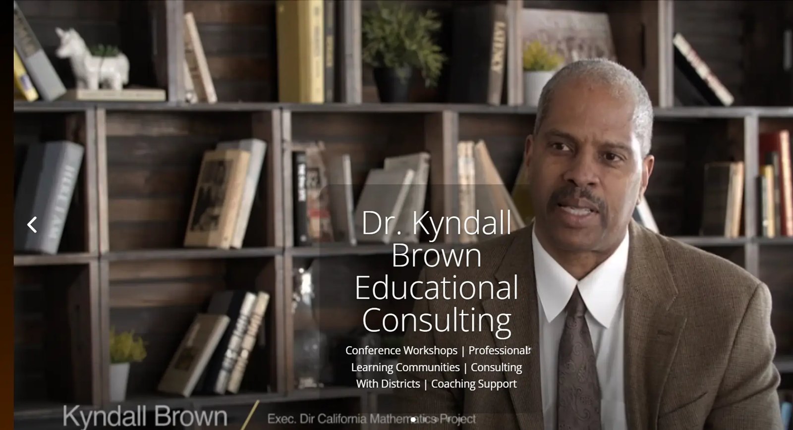 Kyndall Brown Educational Consulting website